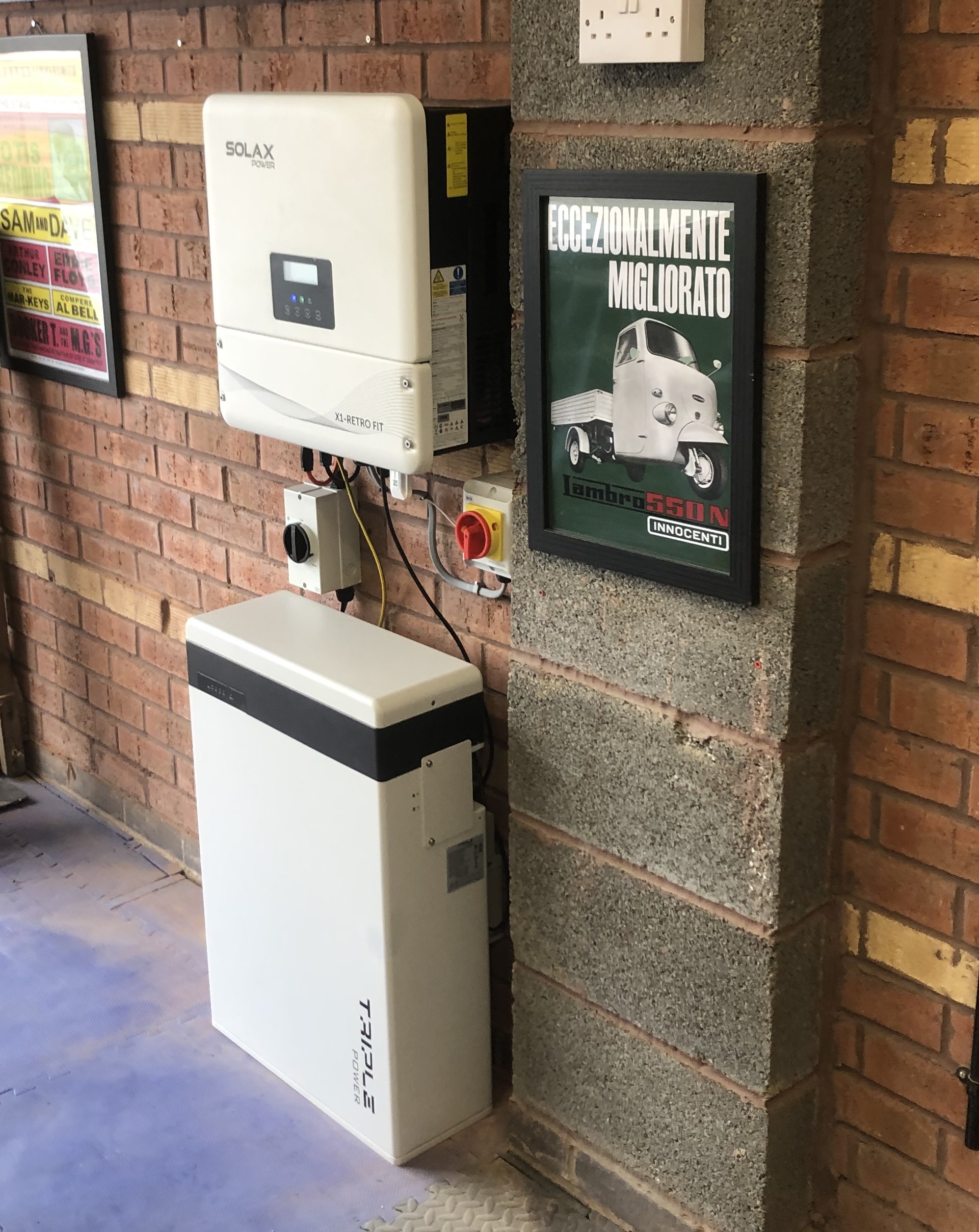 Solax battery storage system